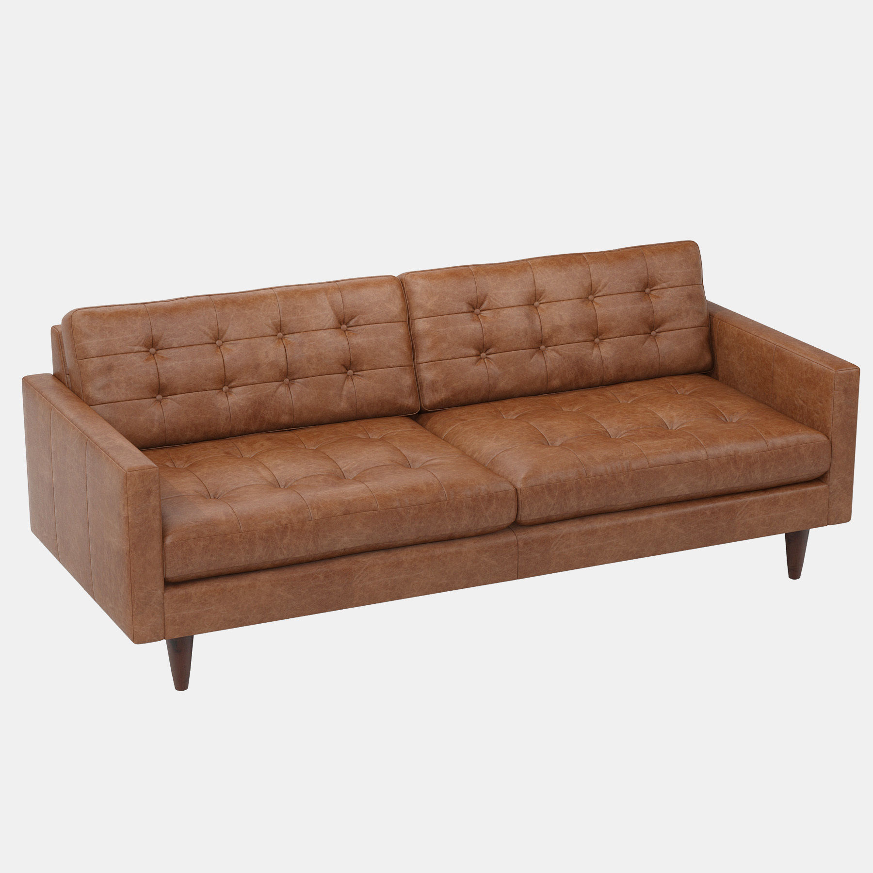 Joybird Eliot Leather Sofa 3D model CGTrader