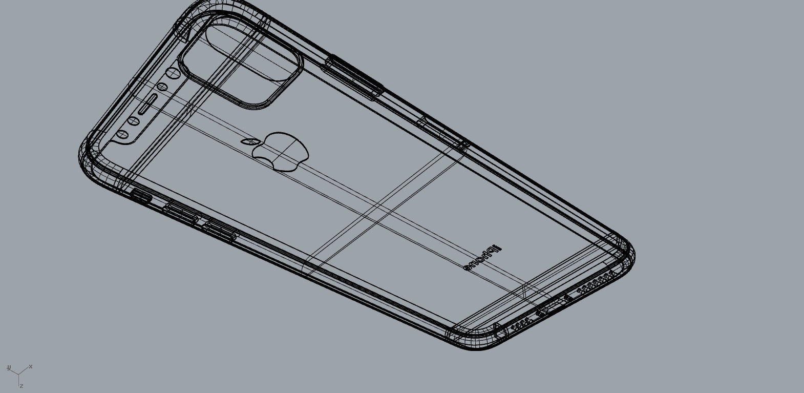 2019 iphone XI Max Silver 3D model 3D printable | CGTrader