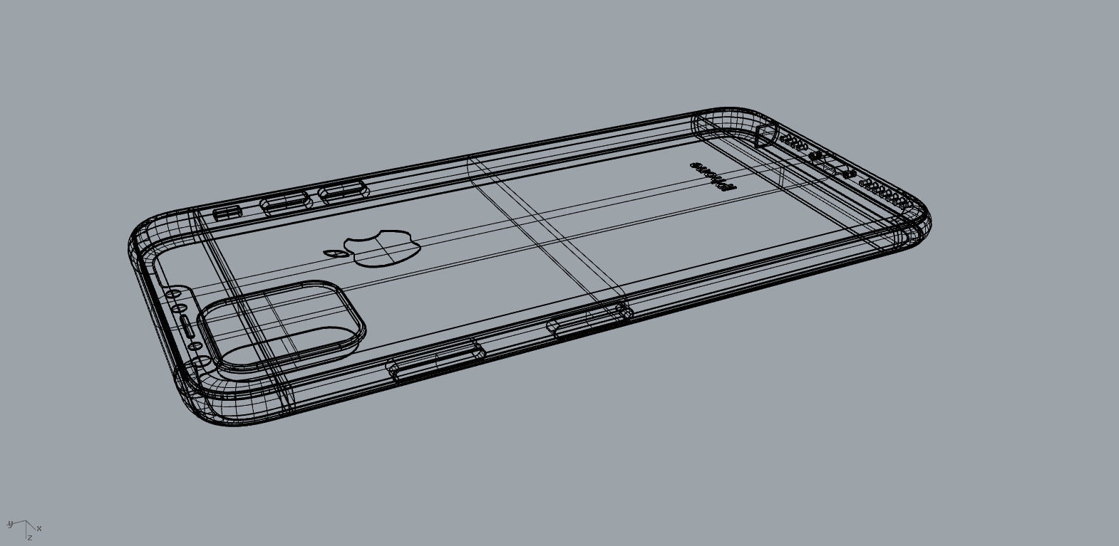 2019 iphone XI Max Silver 3D model 3D printable | CGTrader