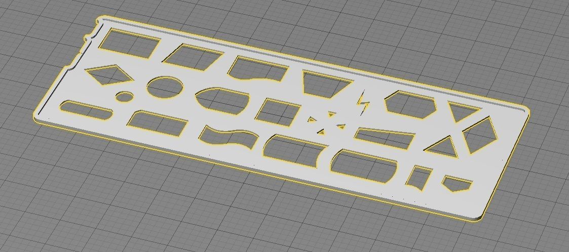 Flowchart Template 3D model 3D printable | CGTrader