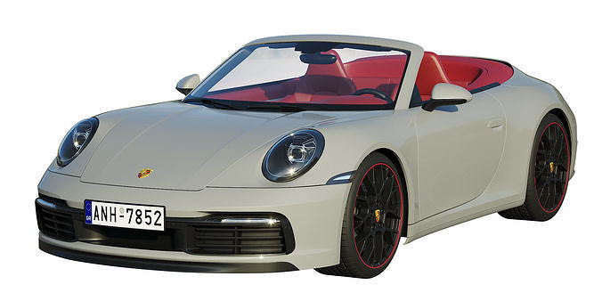 Porsche 911 carrera Cabriolet 2019 3D model