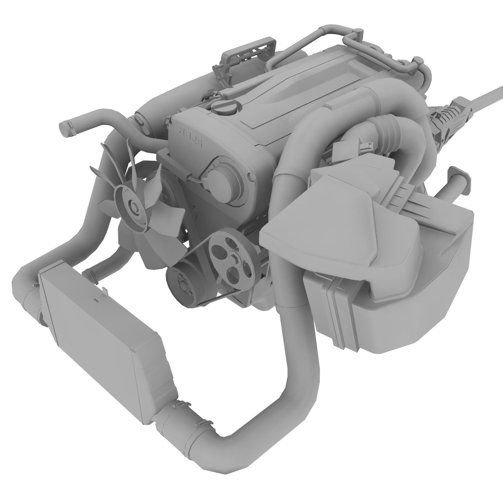 3D model Nissan RB26DETT engine VR / AR / low-poly | CGTrader