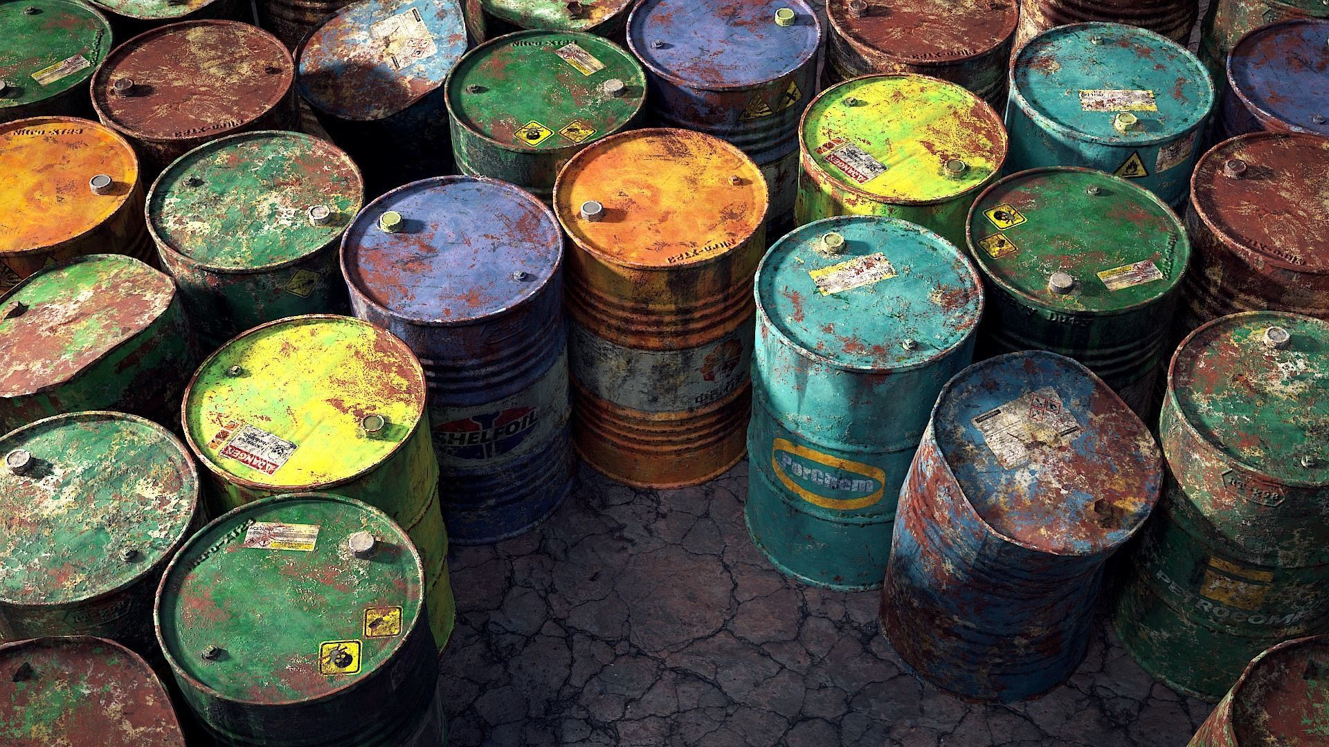 9 Industrial Barrels