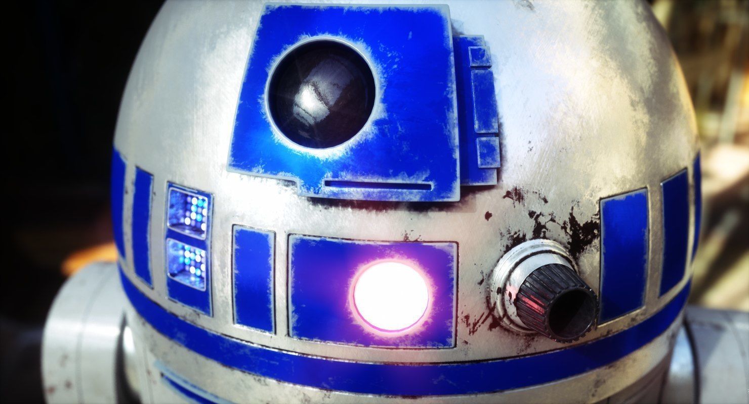 R2D2 Robot 3D model animated rigged | CGTrader