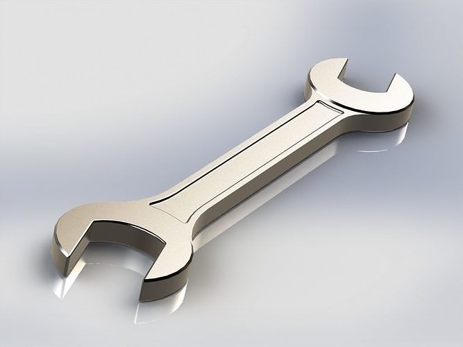 Wrench 3D model CGTrader