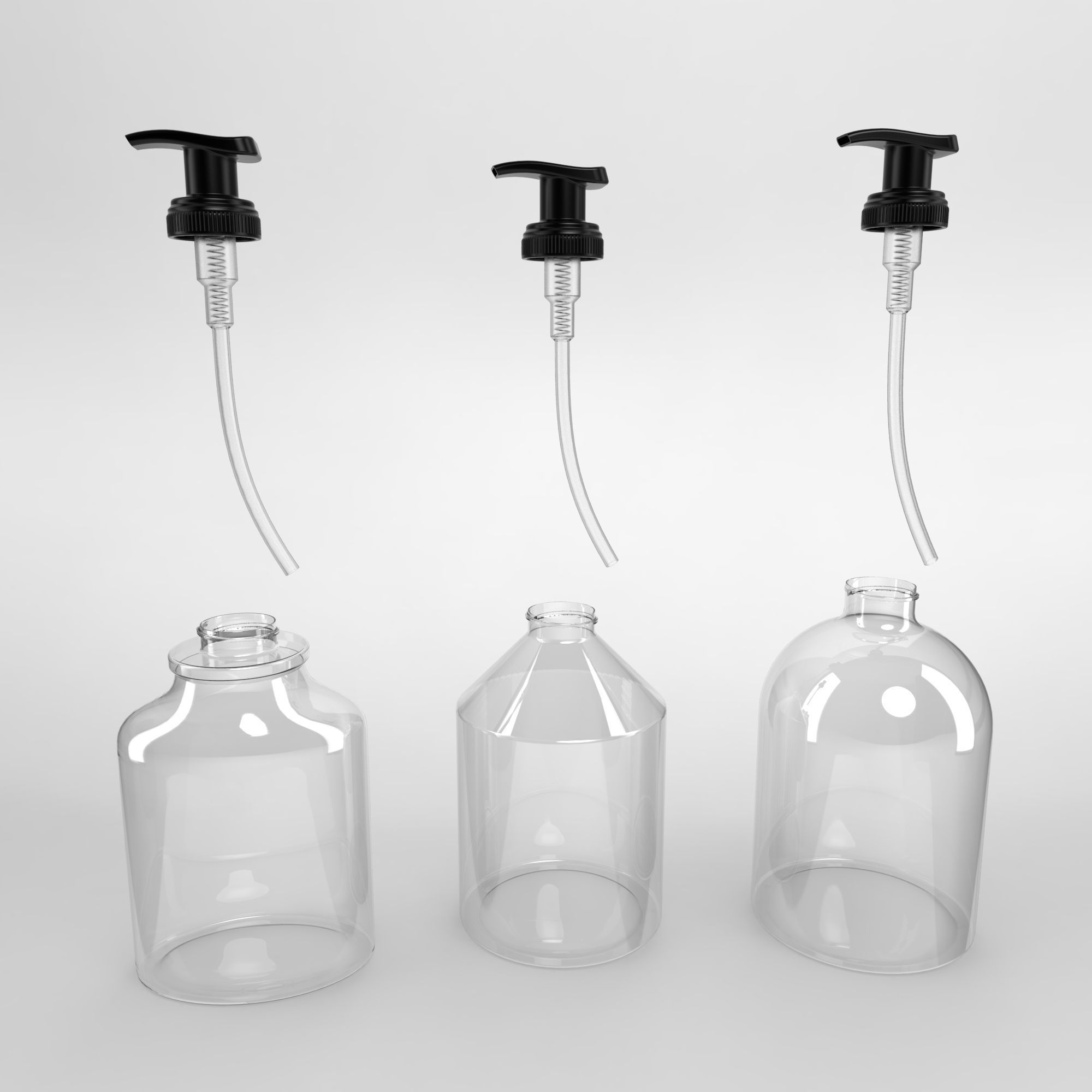 3D model SOAP DISPENSER BOTTLES VR / AR / lowpoly CGTrader