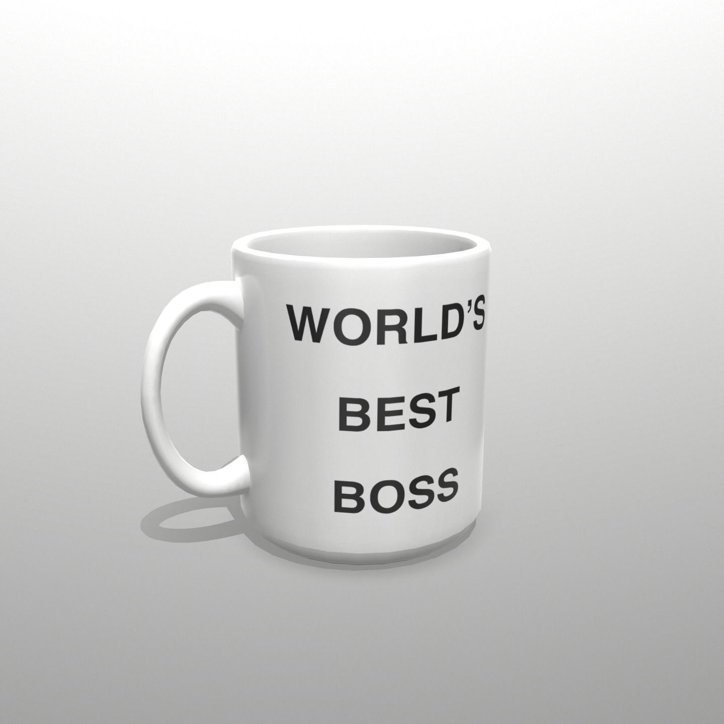 Worlds Greatest Boss. Black Text. Modern Design For The Best Boss Ever 11oz Two Tone Black Mug