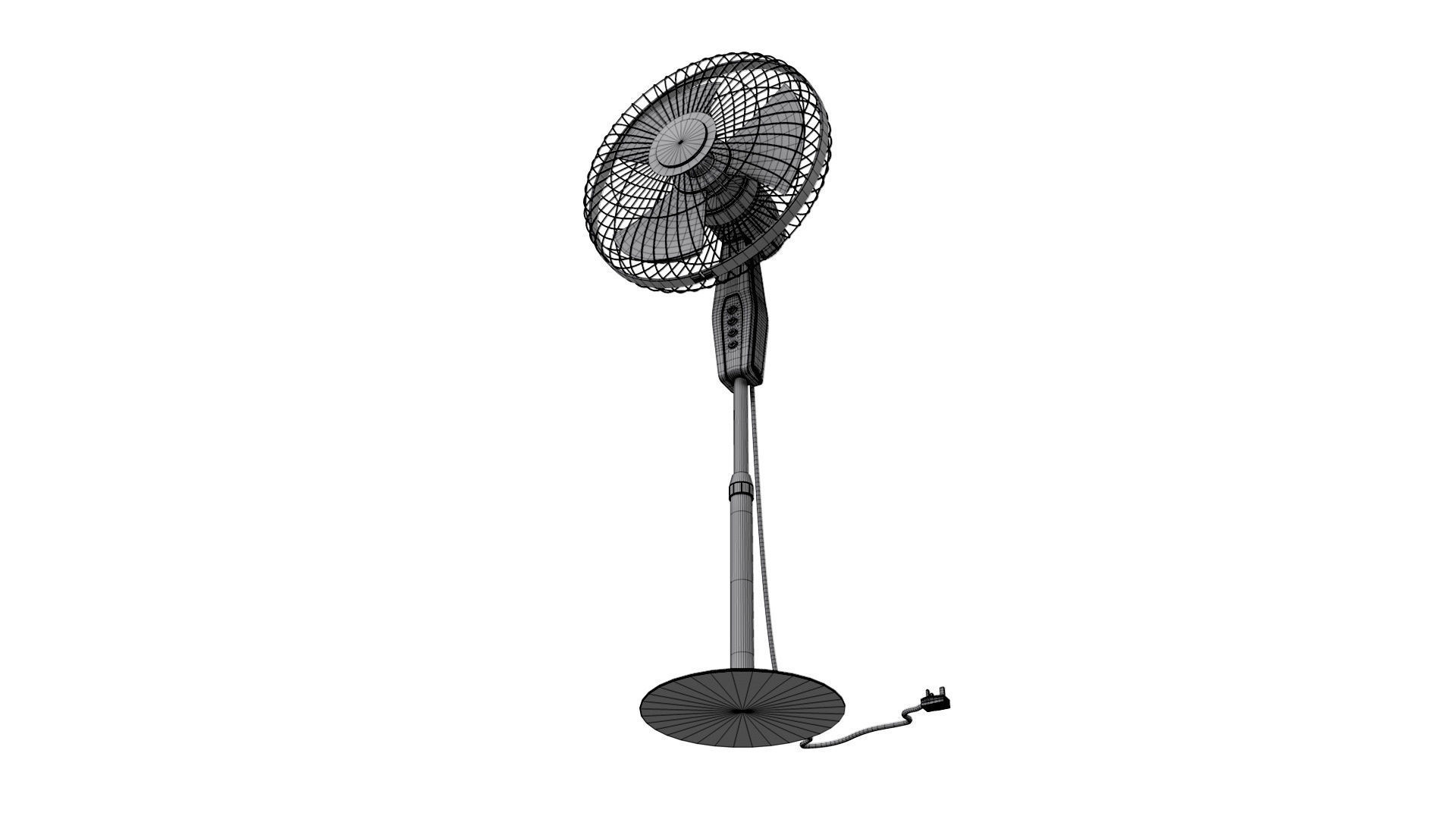 Pedestal Fan 3D model CGTrader