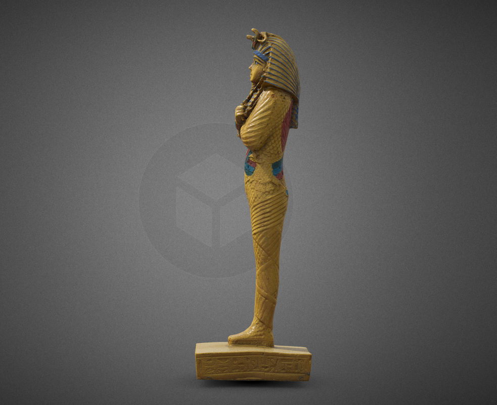 Plastic Egyptian Statue 3D 3D model CGTrader