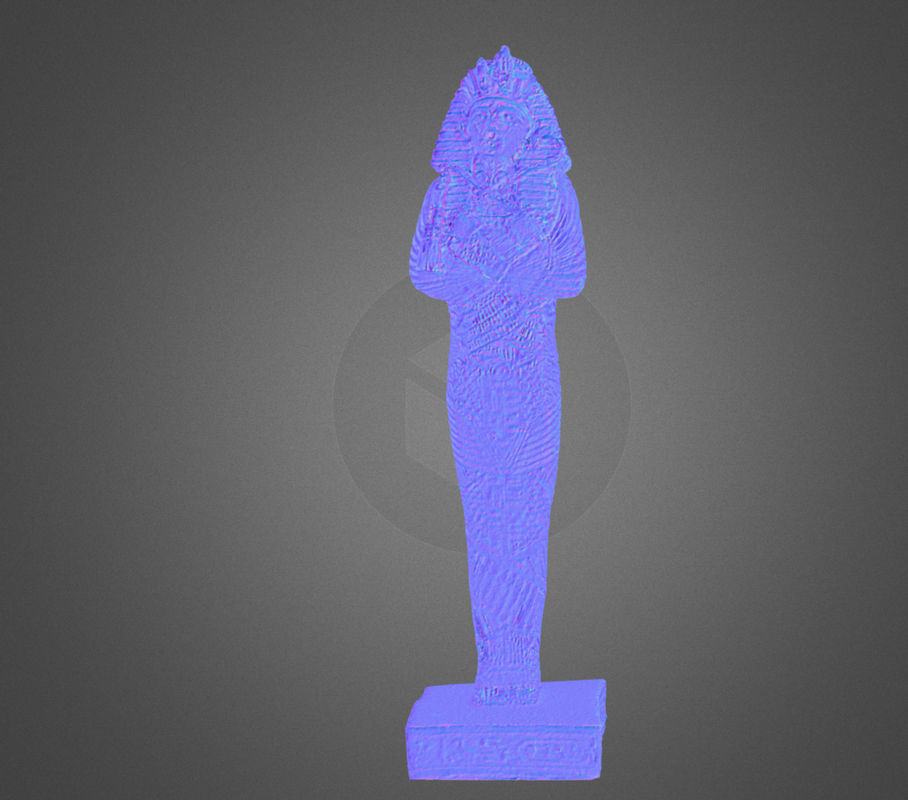 Plastic Egyptian Statue 3D 3D model CGTrader