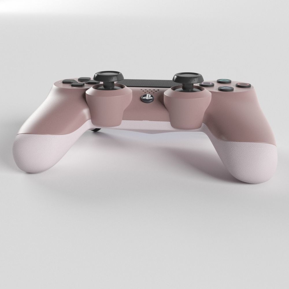 Sony PlayStation 4 DualShock Controller Rose Gold Edition 3D model