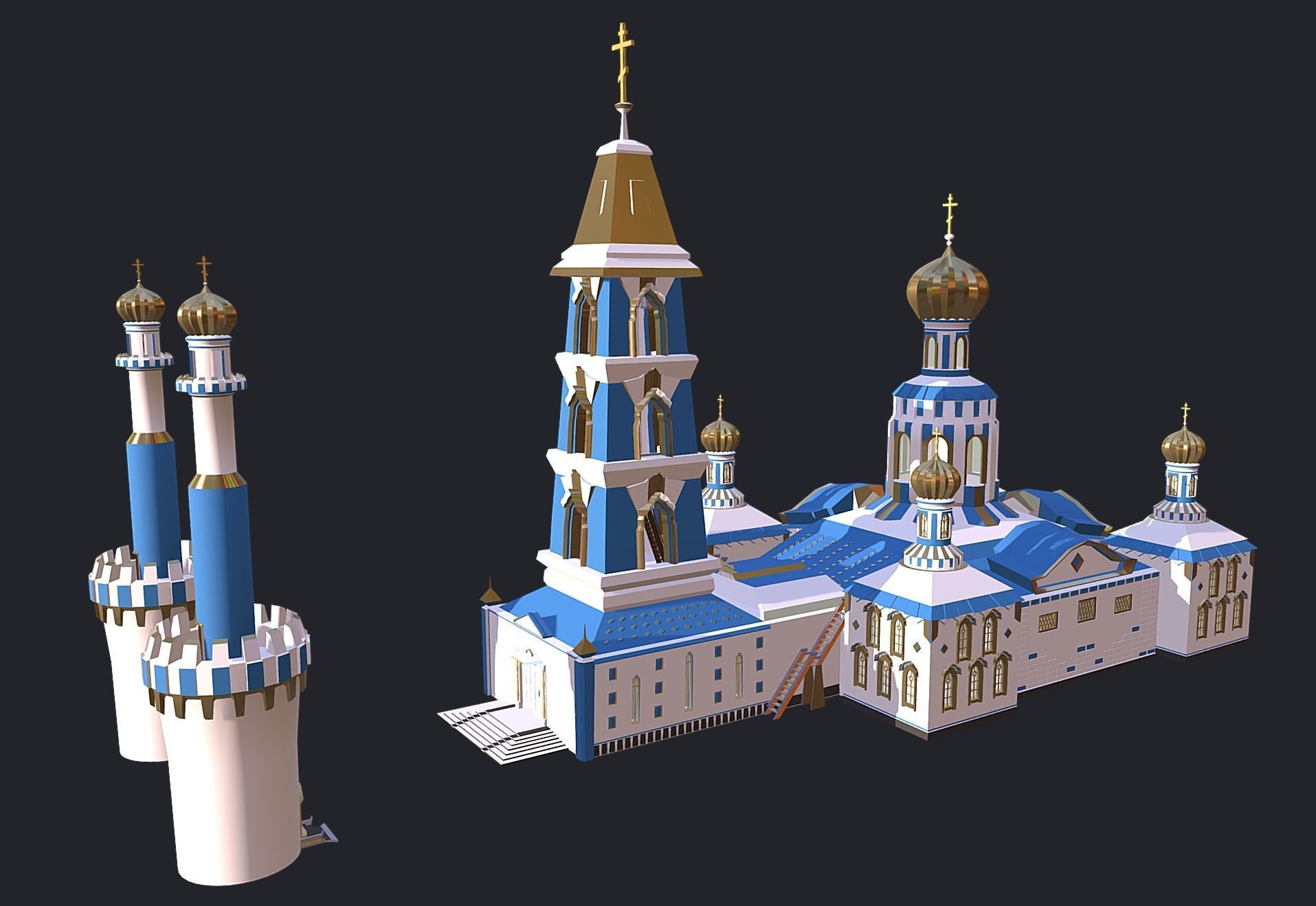 Russian CATHEDRAL - CHURCH - TEMPLE