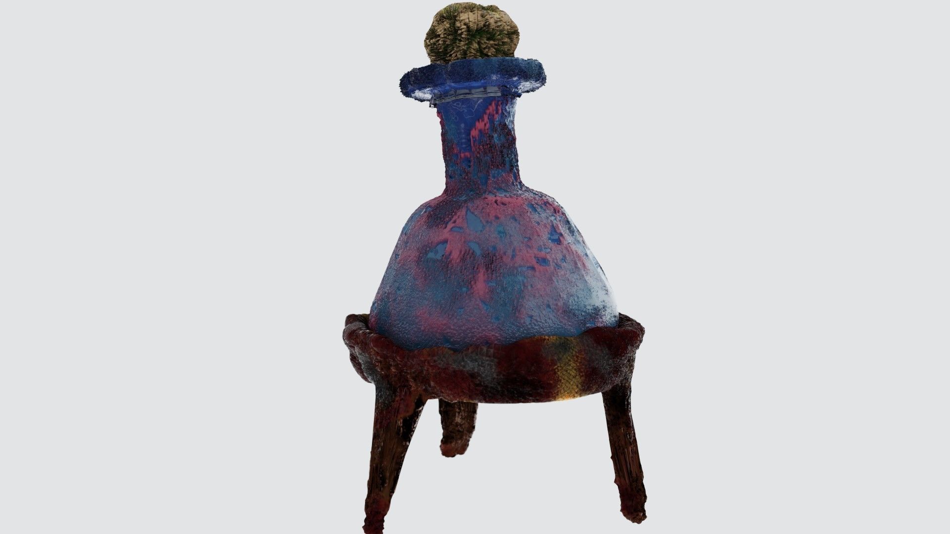 Medieval bottle of experience or health 3D model CGTrader