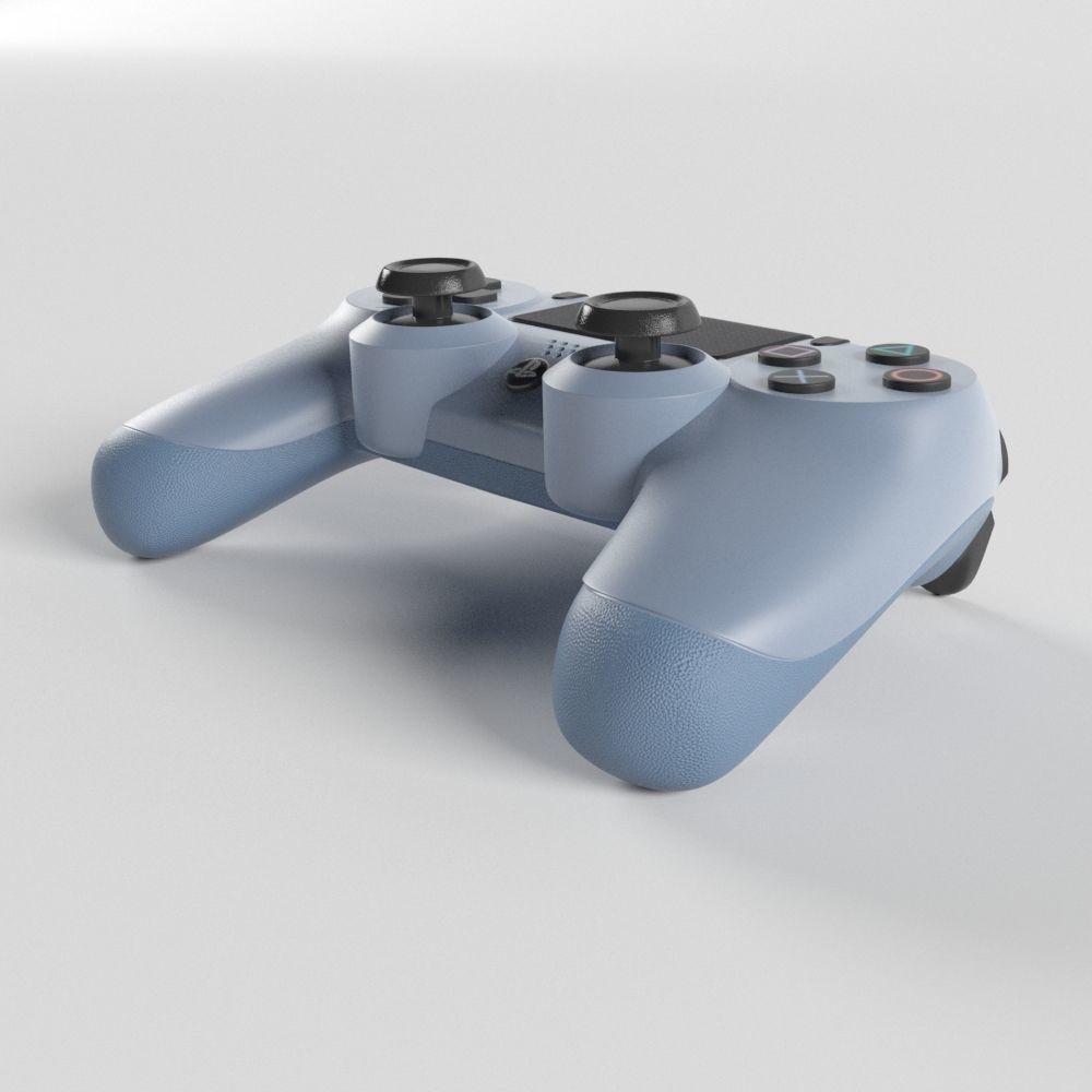 Sony PlayStation 4 DualShock Controller Titanium Blue Edition 3D model