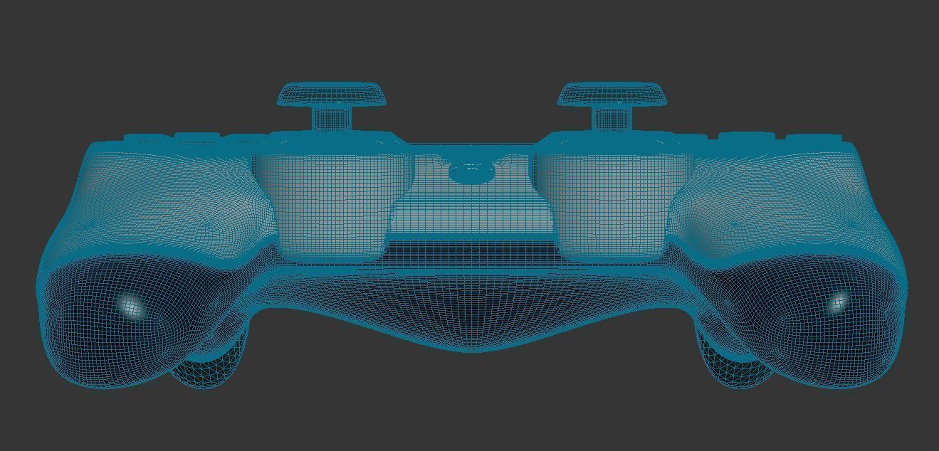 Sony PlayStation 4 DualShock Controller Titanium Blue Edition 3D model