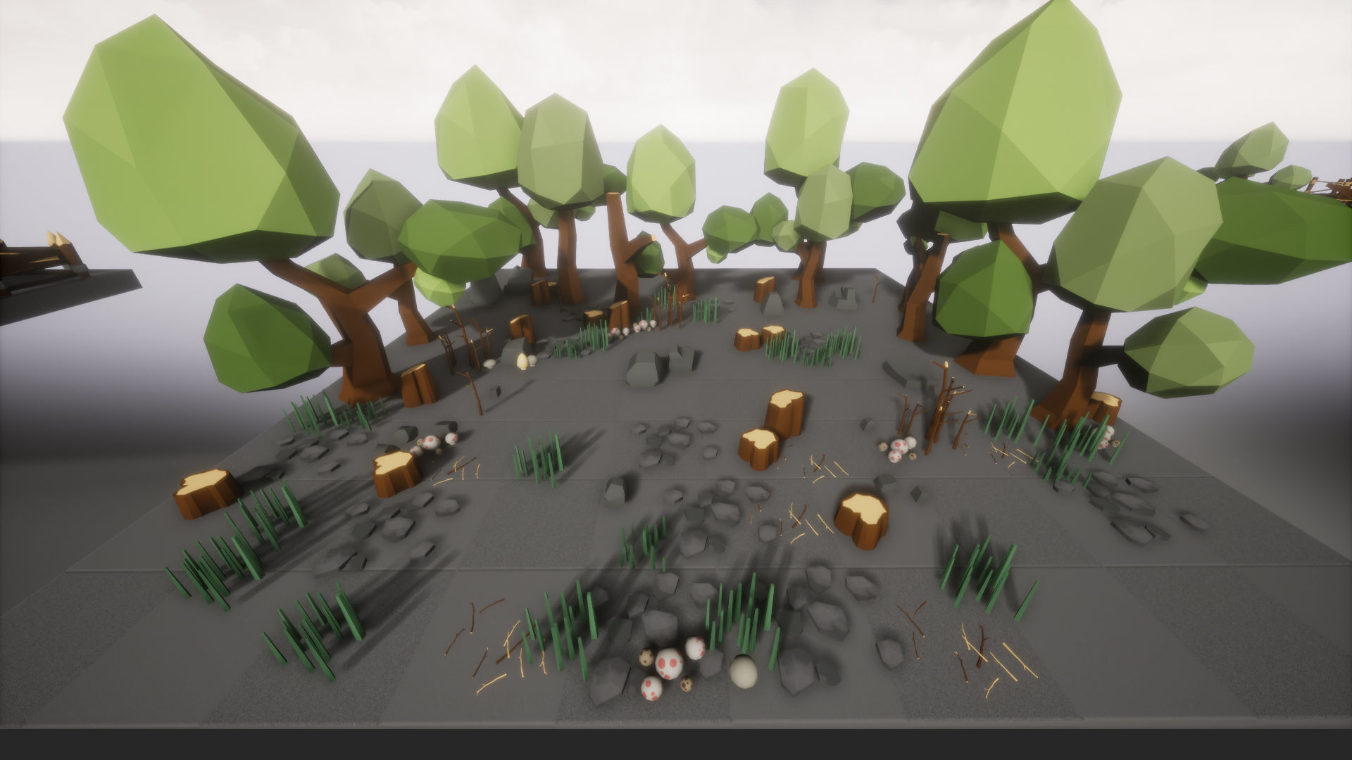 stylized medieval object Low-poly  3D model