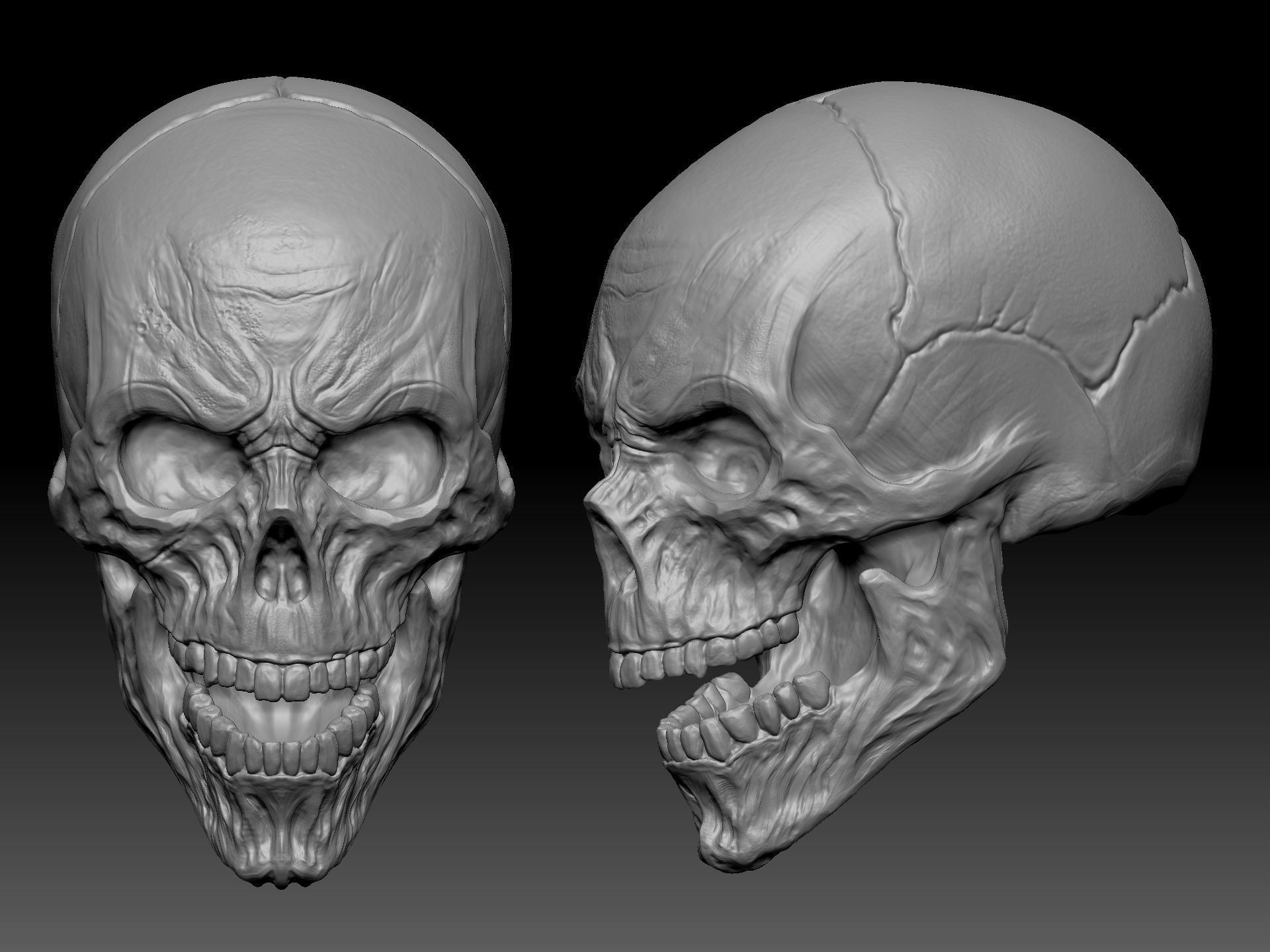 SKULL for 3D printing