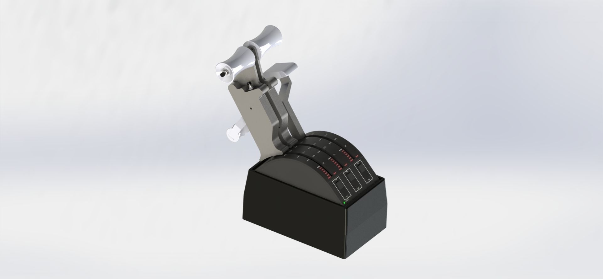 Saitek Throttle Quadrant Box 3D model 3D printable CGTrader