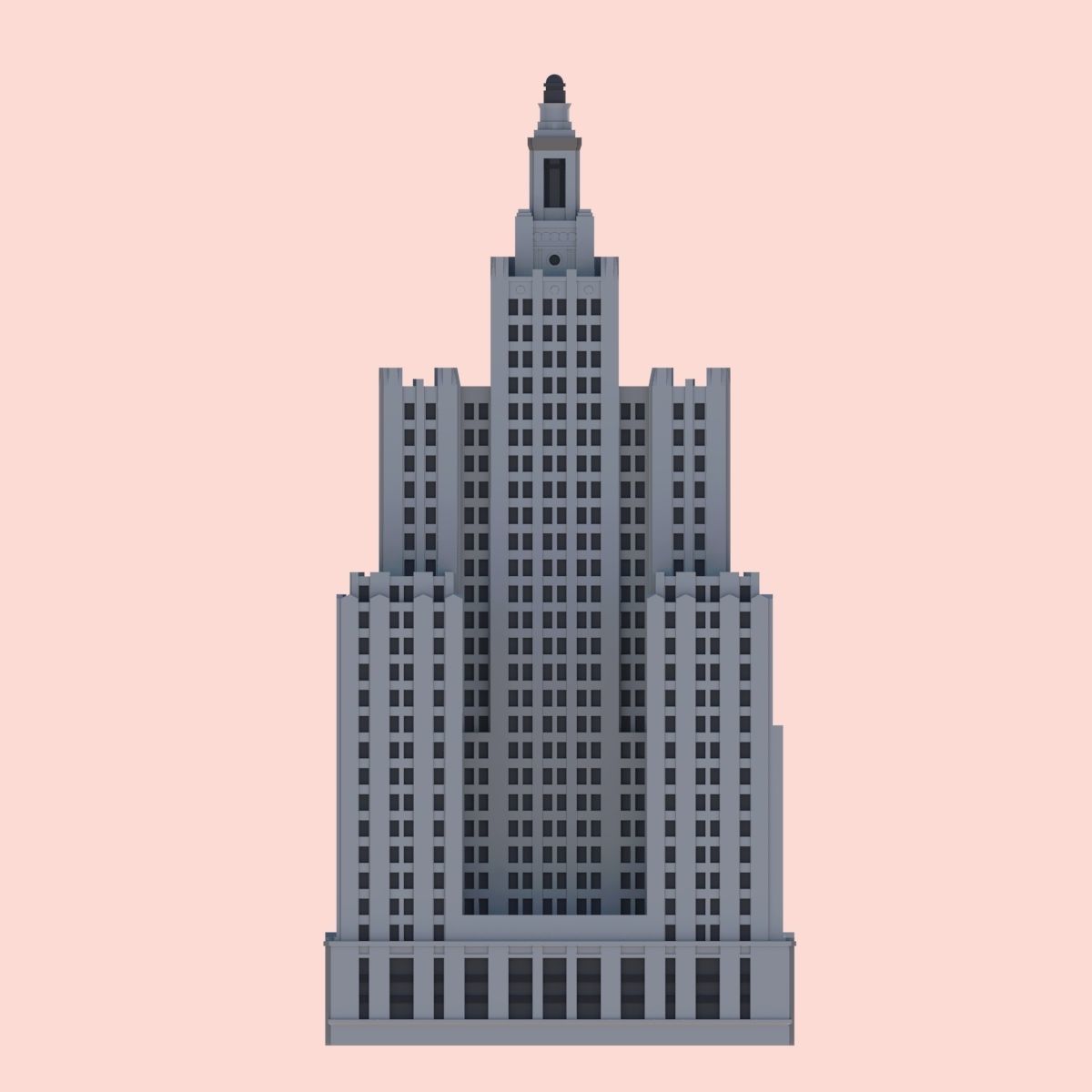 Industrial National Bank Building free 3D model 3D printable CGTrader