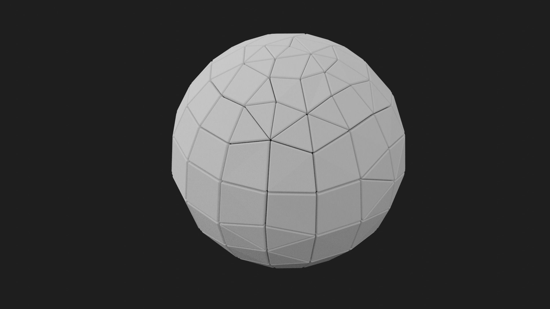 Hardsurface Pattern sphere free 3D model 3D printable | CGTrader