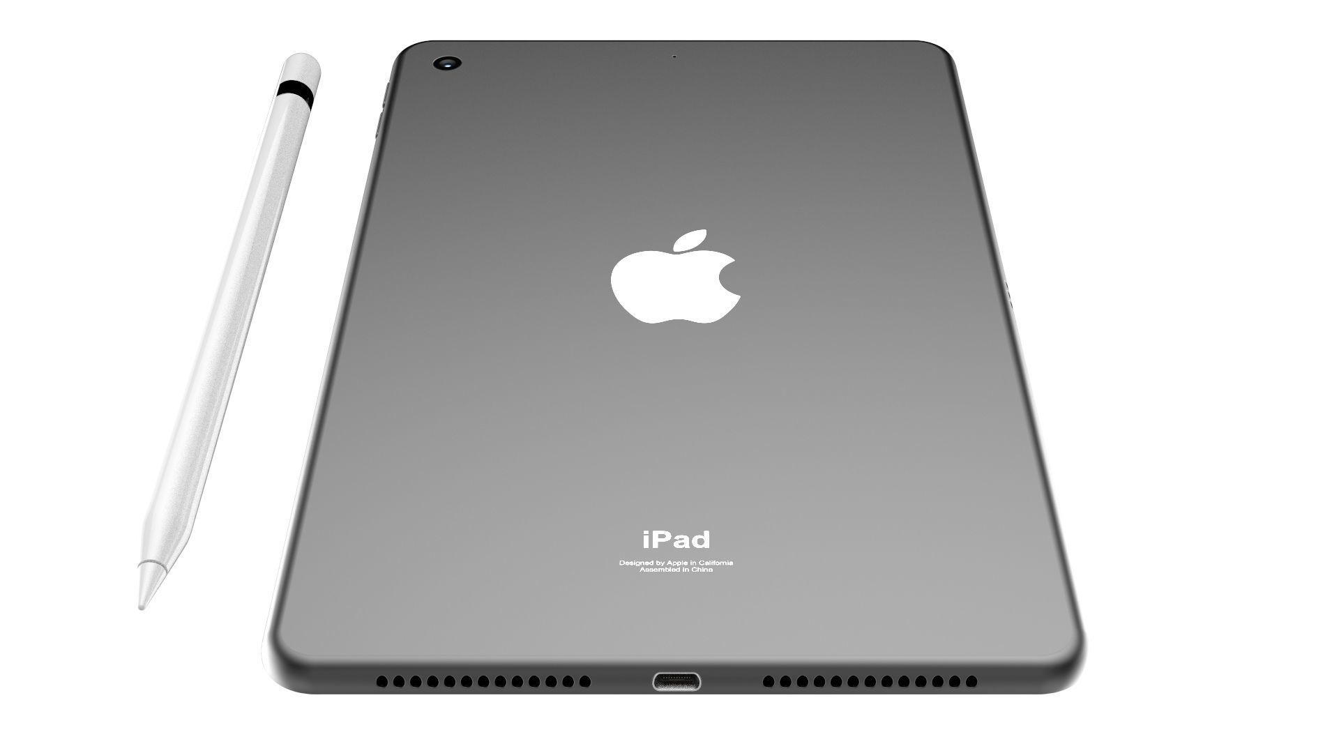 iPad Mini 7 9-inch Space Gray 3D model | CGTrader