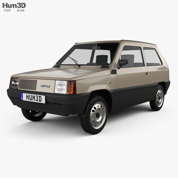 Fiat Panda 30 1980 3D model