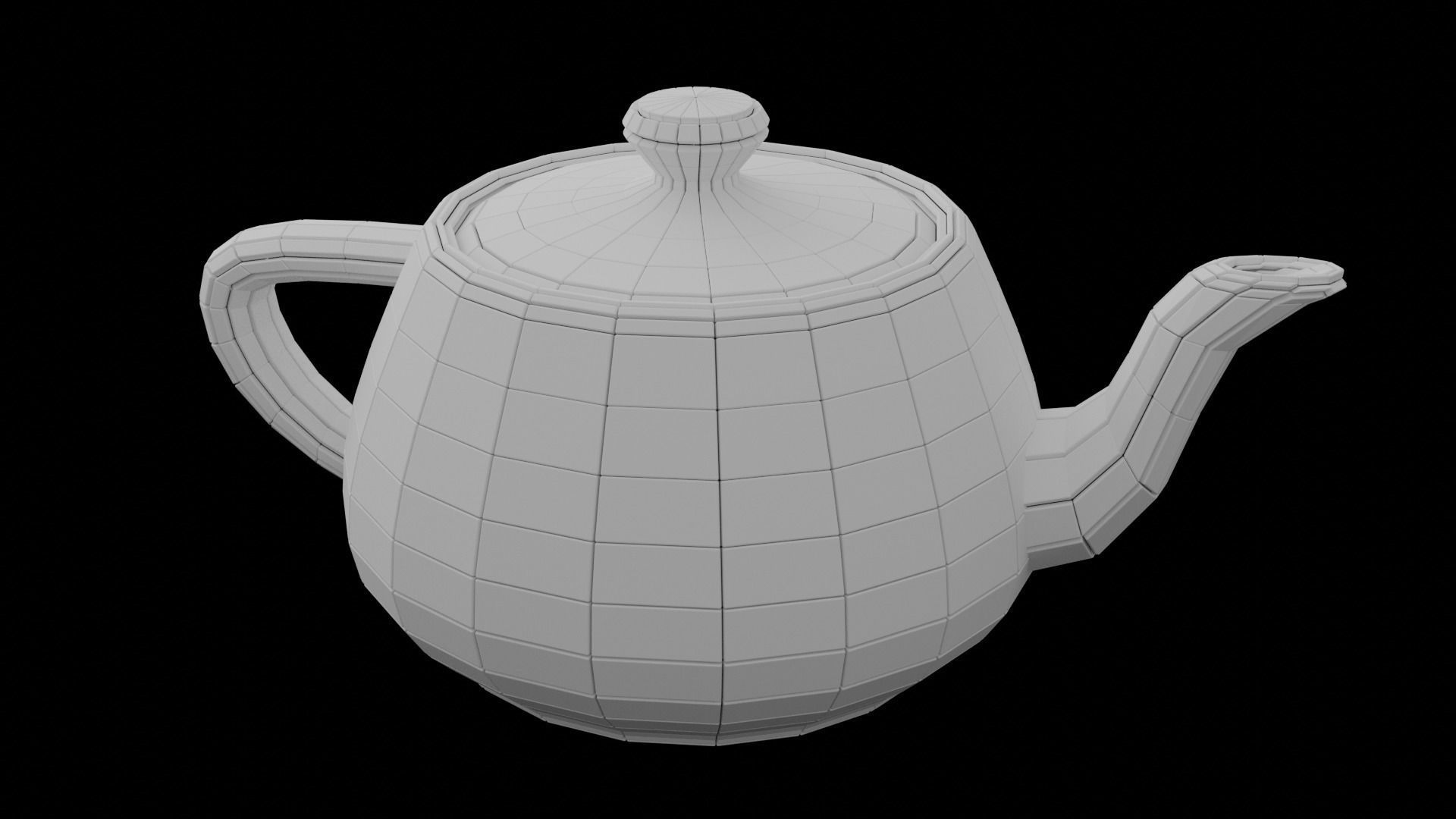 Teapot hardsurface deco free 3D model 3D printable | CGTrader