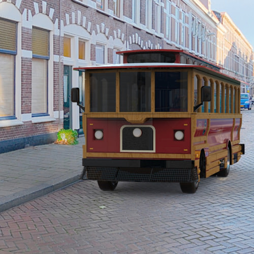 Trolley 3D Model OBJ