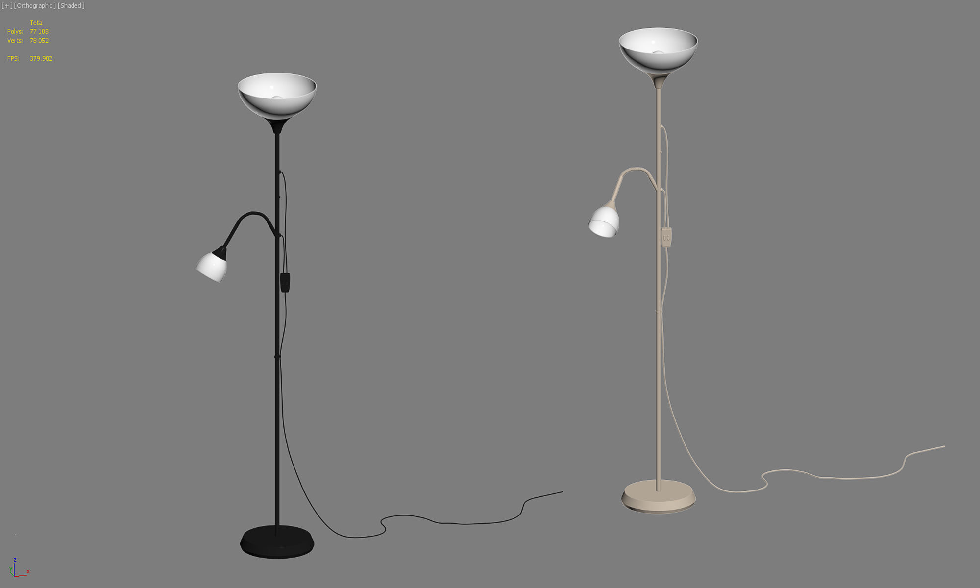 Not floor lamp Ikea 3D model CGTrader
