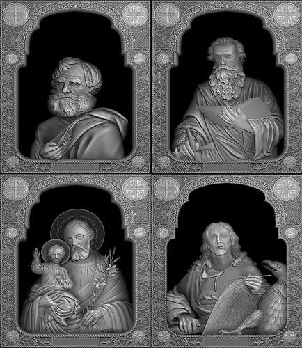 Saints collection - V02 3D model 3D printable | CGTrader