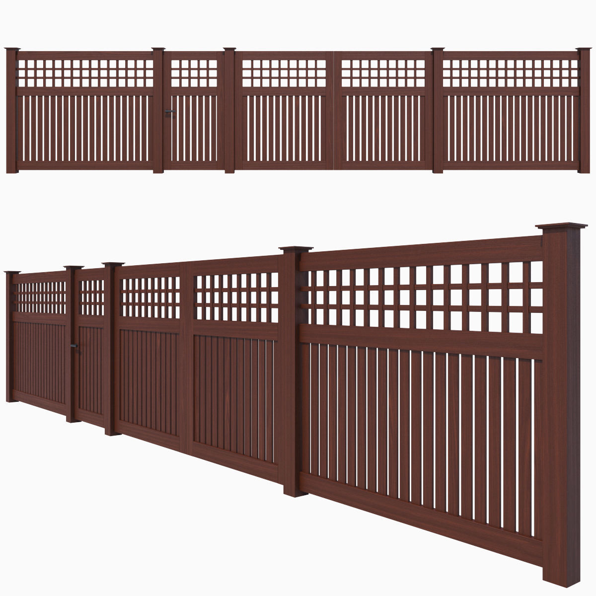 Wooden Fence 06
