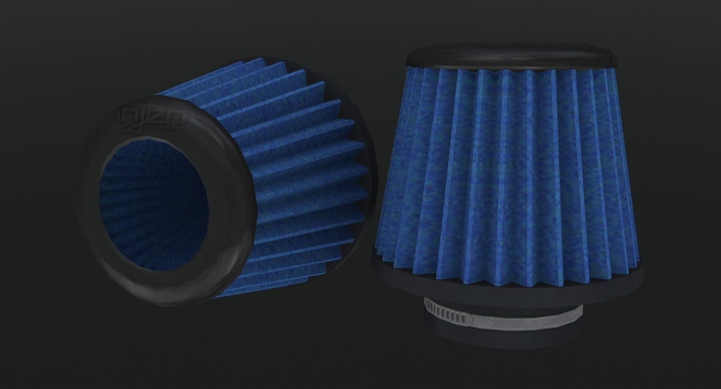 Conical Air Filter Pack free VR / AR / lowpoly 3D model CGTrader
