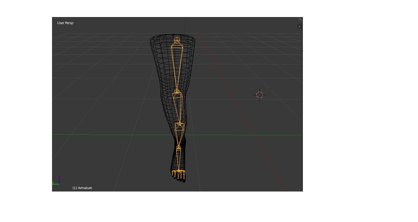 Rigging foot 3D model rigged | CGTrader