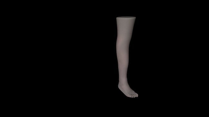 Rigging foot 3D model rigged | CGTrader