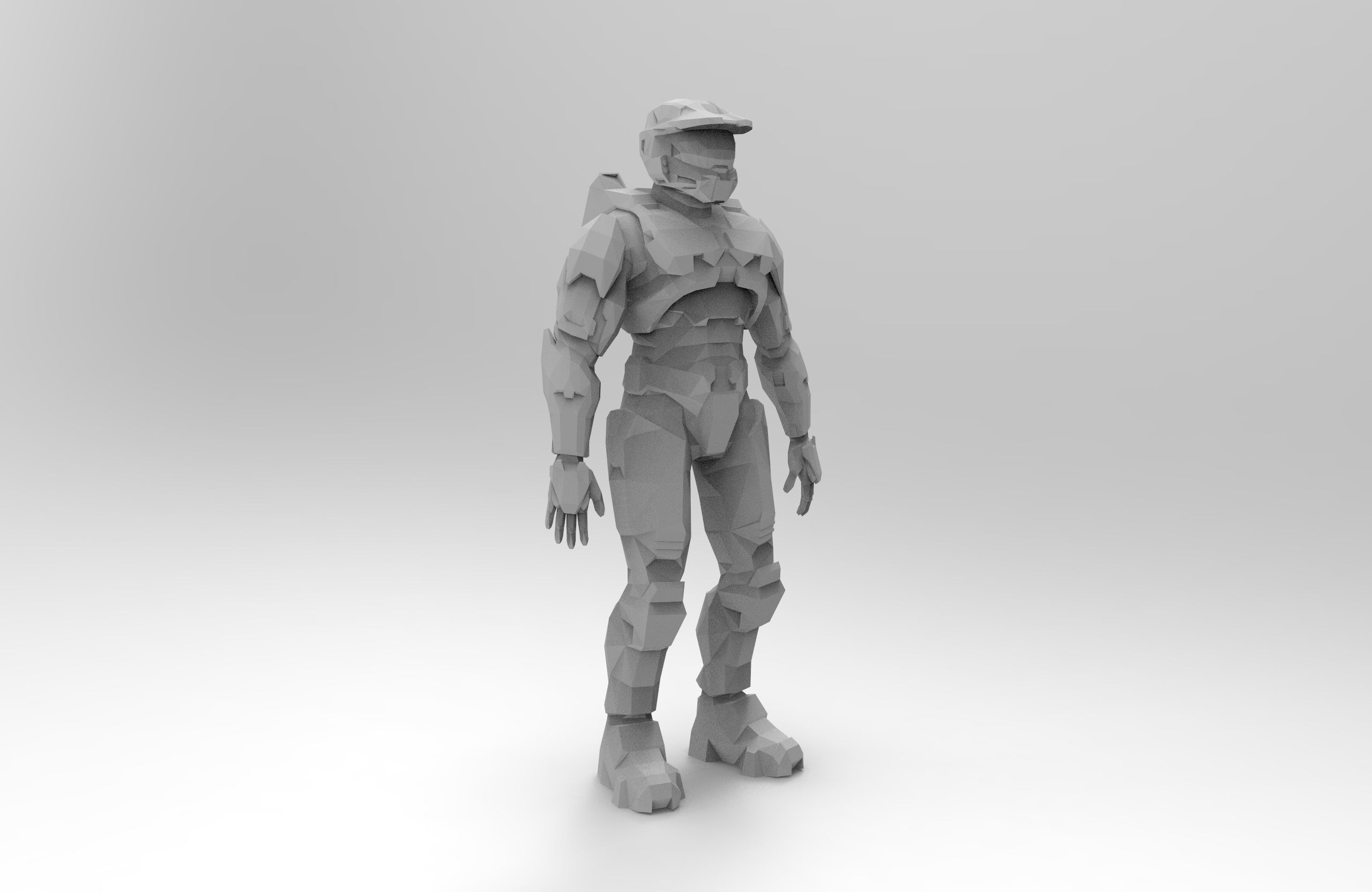 Master Chief 3D model 3D printable STL
