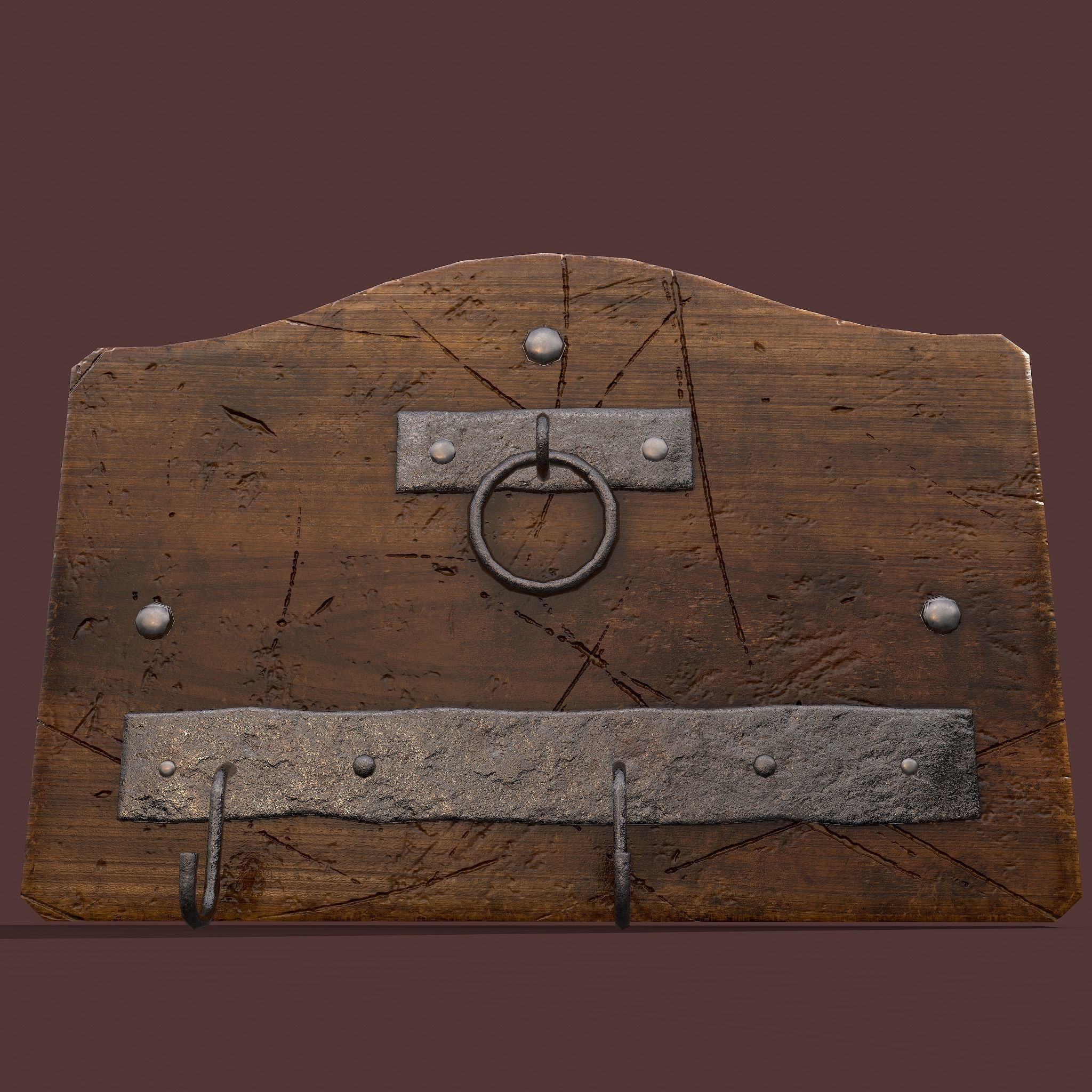 3D model Wall Rack VR / AR / low-poly | CGTrader