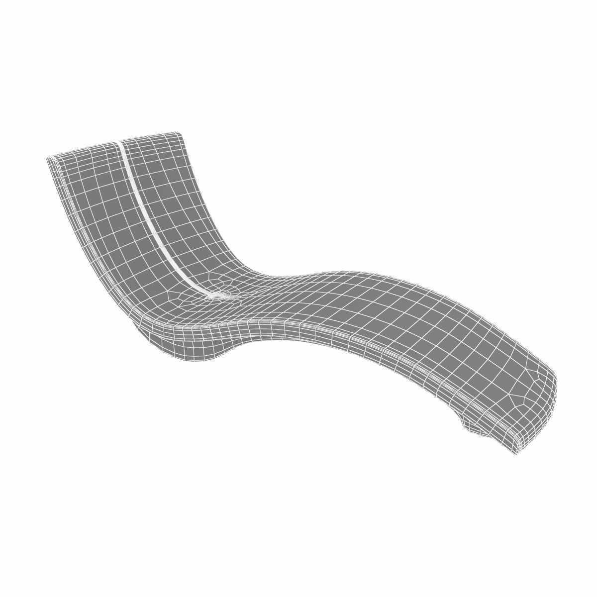 Tropitone Curve Chaise Lounge 3d model 3D model CGTrader