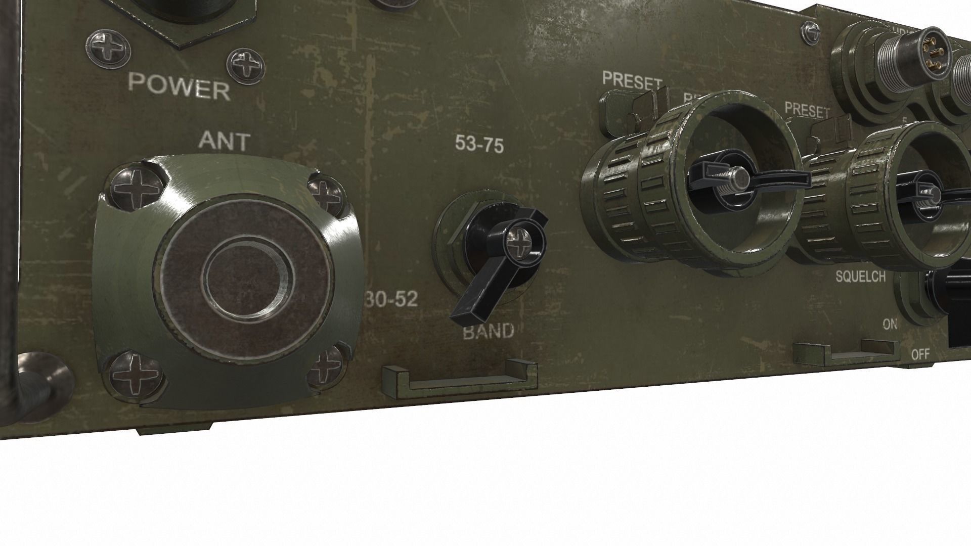 Radio military AN PRC-77 3D model | CGTrader