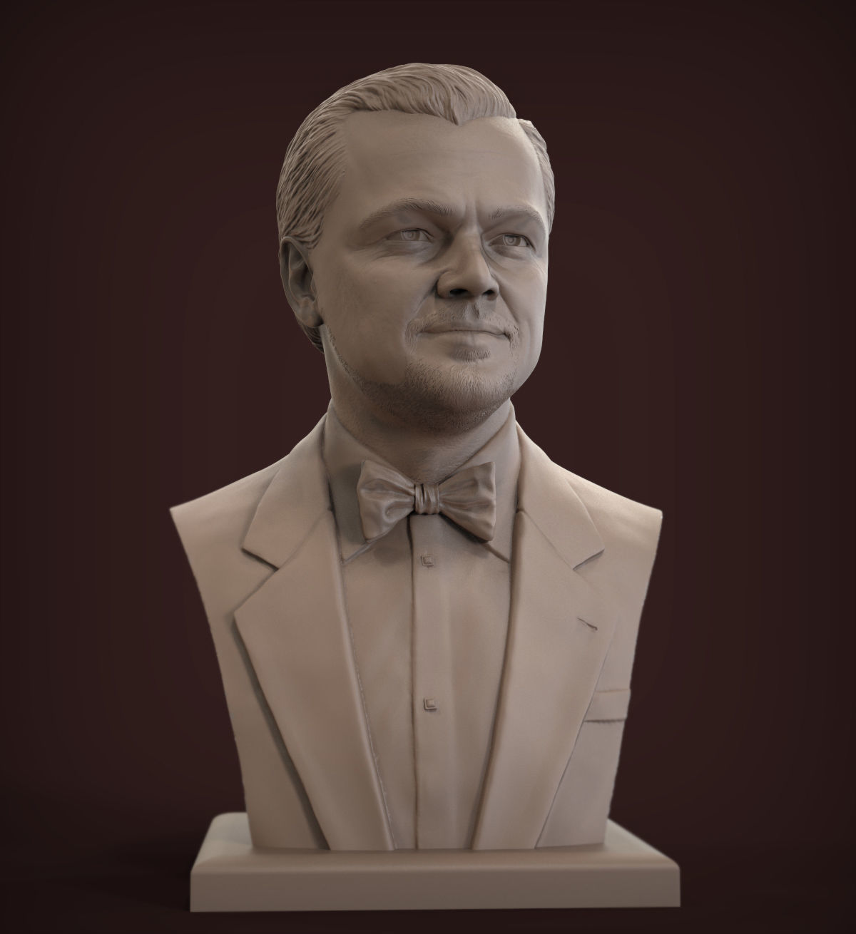 Leonardo DiCaprio 3D model 3D printable | CGTrader