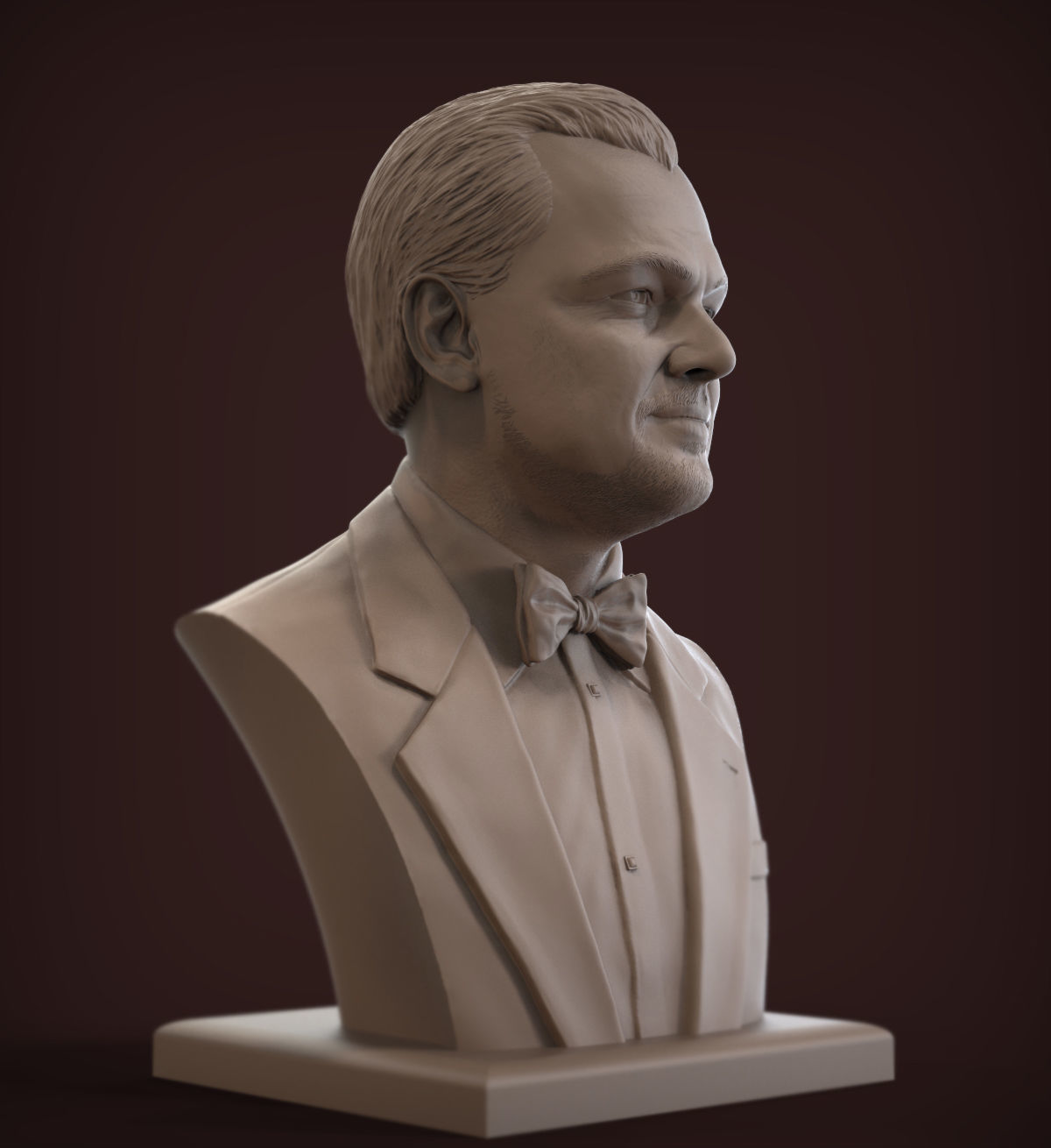 Leonardo DiCaprio 3D model 3D printable | CGTrader