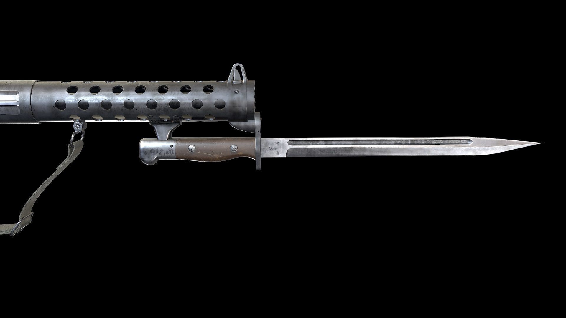 3D model Schmeisser MP-28 Rifle AAA Game Ready Weapon FPS Asset VR / AR ...