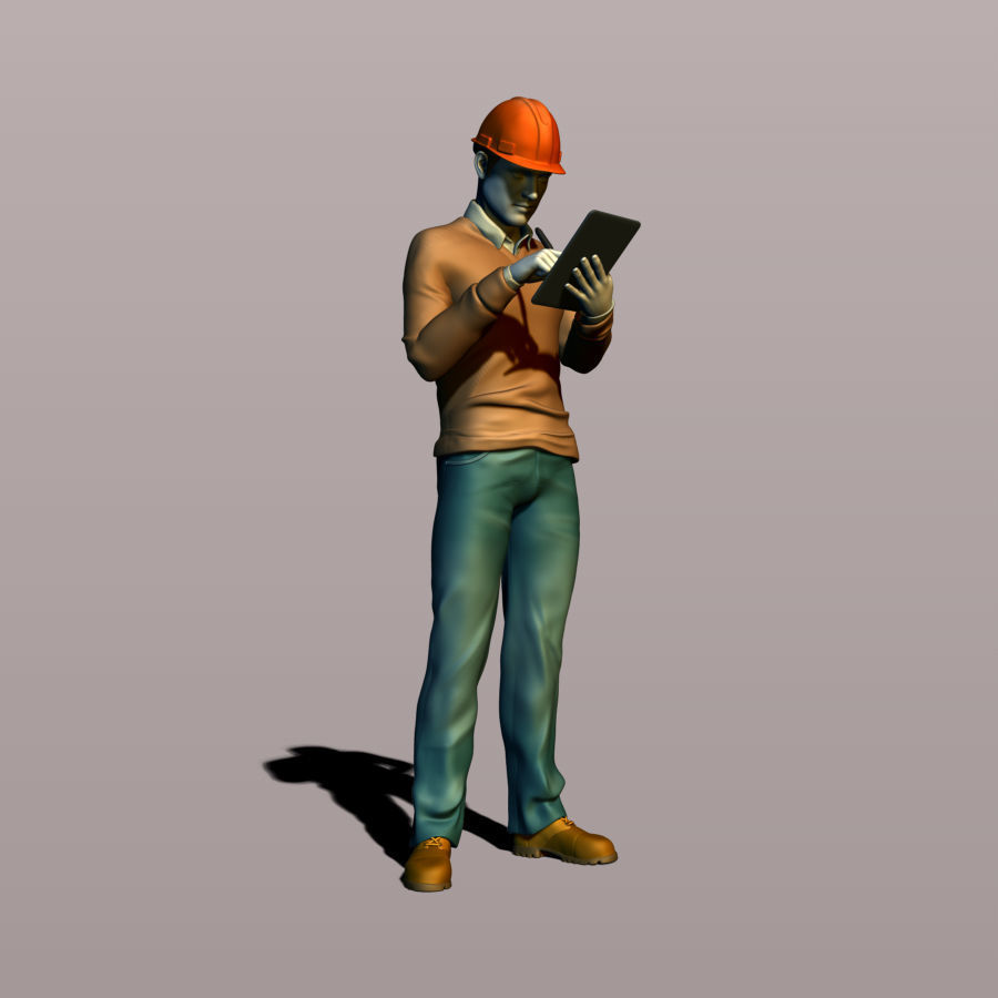 Work tester records readings