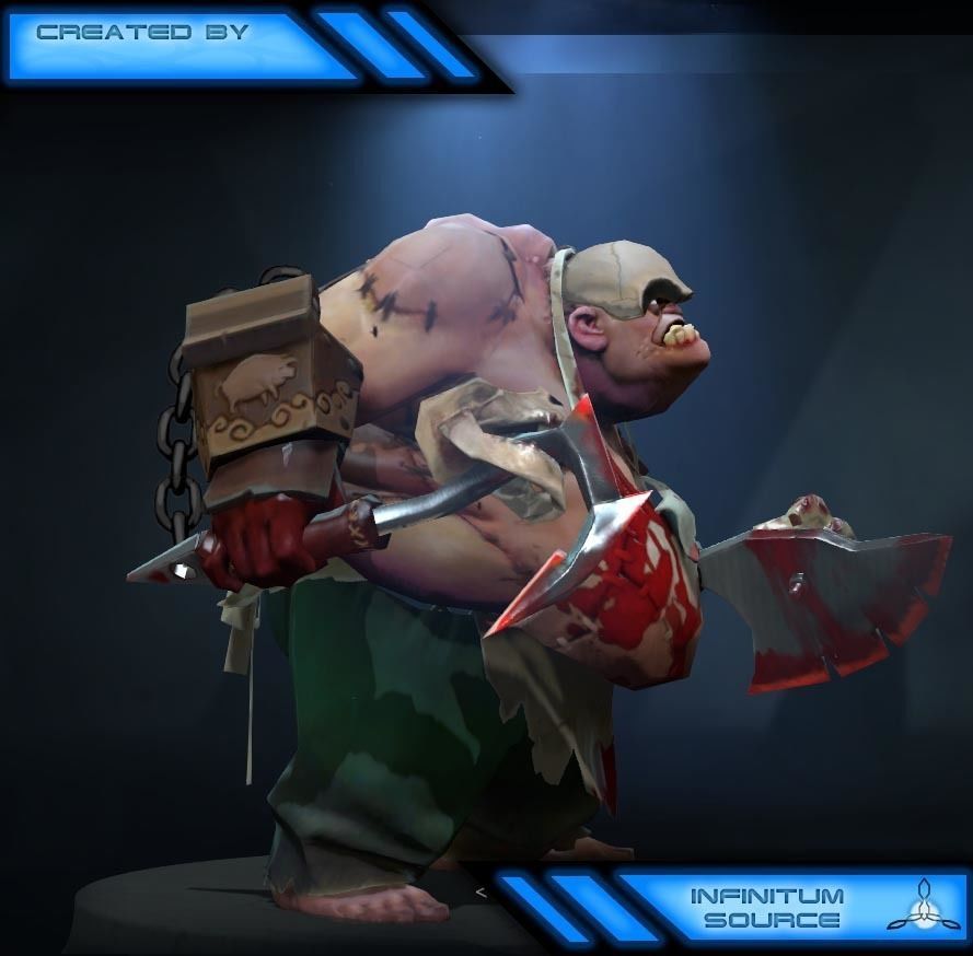 3D model Set For Pudge PBR VR / AR / low-poly | CGTrader