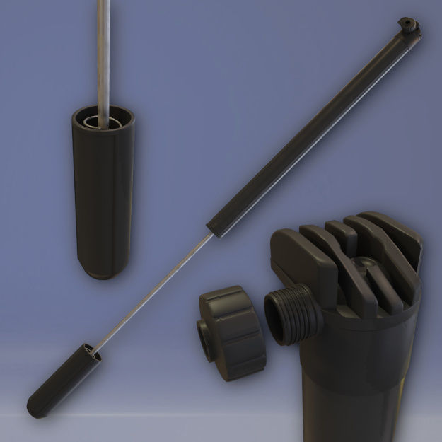 Bicycle Air Pump 3D model CGTrader