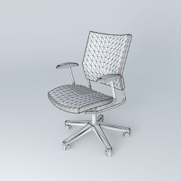 Office chair free 3D model CGTrader