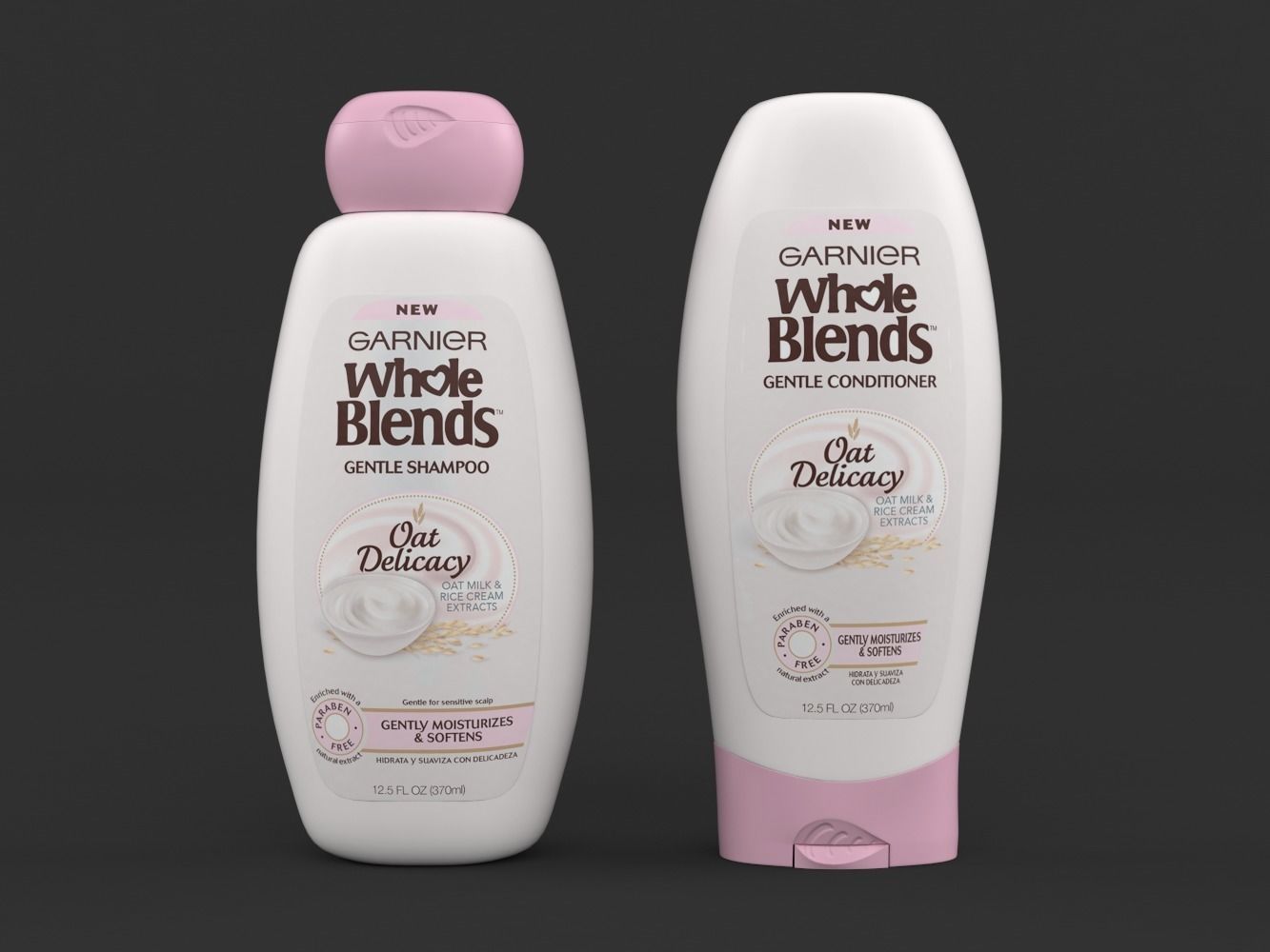 Garnier Whole Blends Oat Delicacy Gentle Shampoo and Conditioner