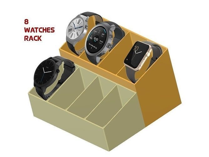 WATCHES RACK 3D model 3D printable | CGTrader