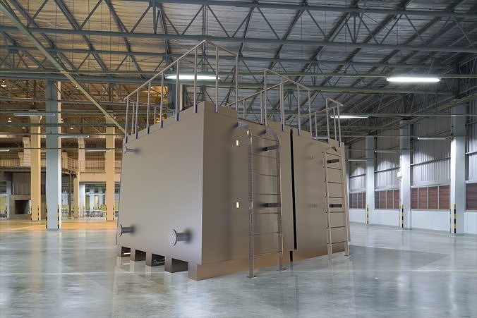 Water tanks 10m3 3D model | CGTrader