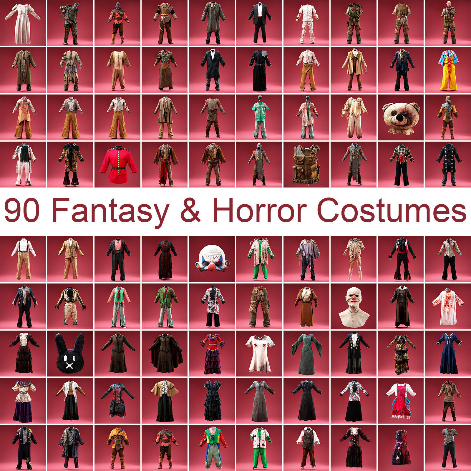 90 Fantasy and Horror Costumes