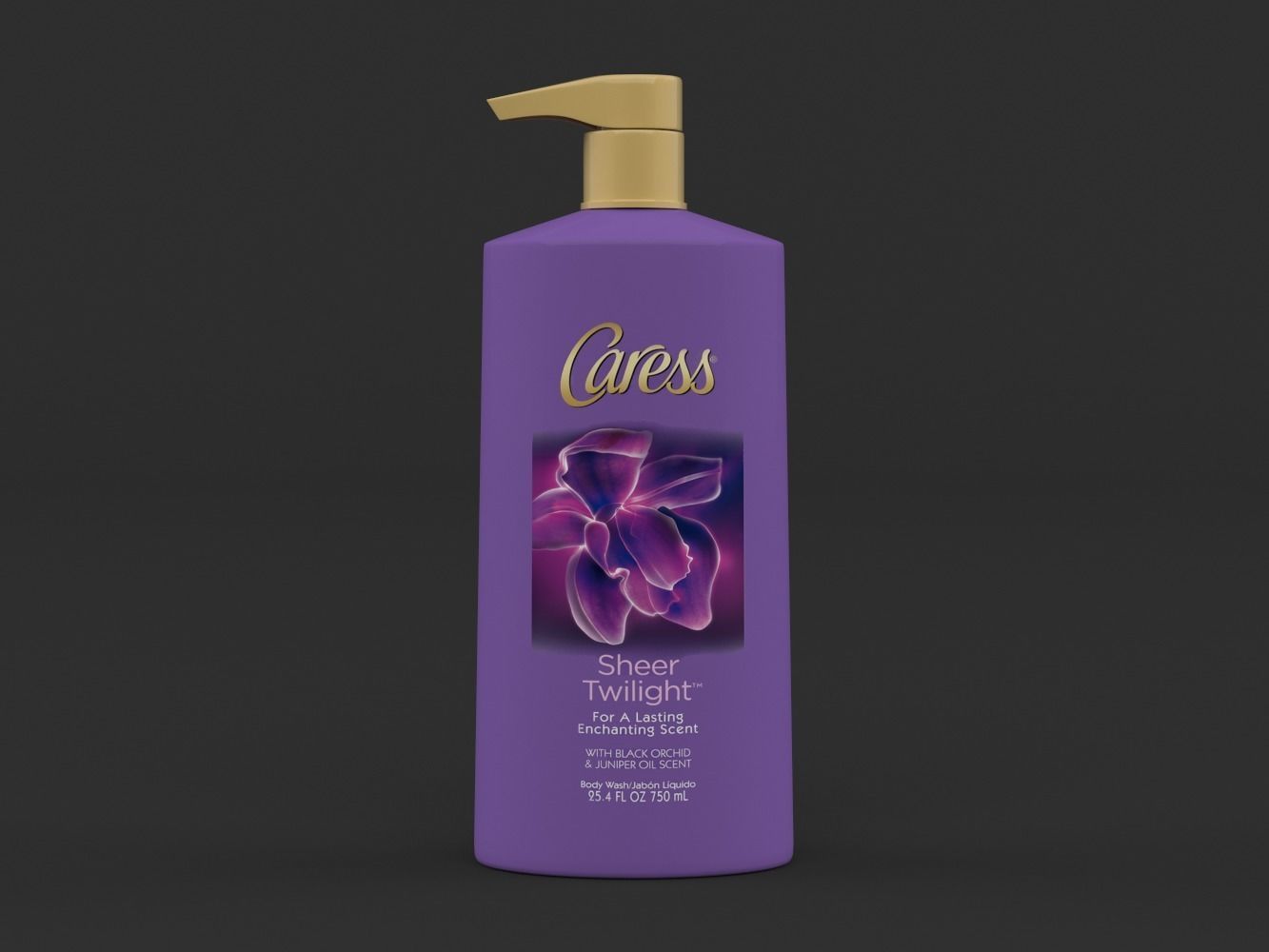 Caress Body Wash Set 3D model CGTrader